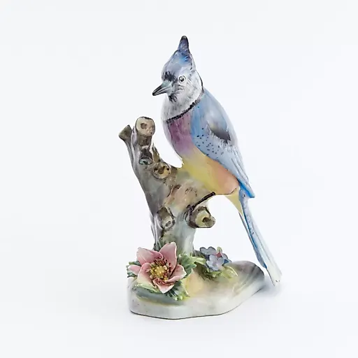 Винтажная статуэтка "Американская голубая сойка".