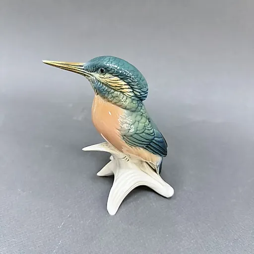 Редкая статуэтка "Зимородок". Германия, Карл Энс