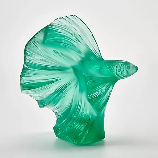 Хрустальная статуэтка «Poissons Combattants» из коллекции «Aquatique».