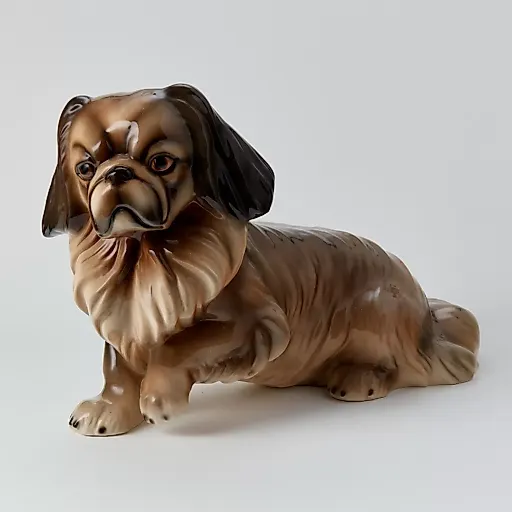 Старинная статуэтка «Пекинес»