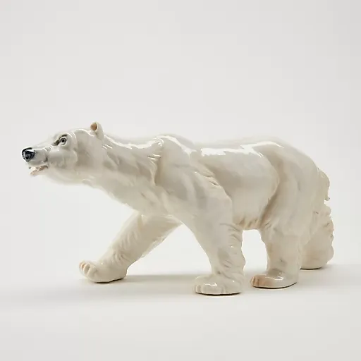 Винтажная статуэтка Белый медведь