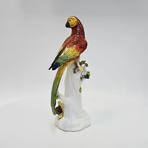 Статуэтка Пара попугаев на пнях Дрезден