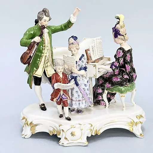 Скульптурная группа "Домашний концерт" Германия 1903 г