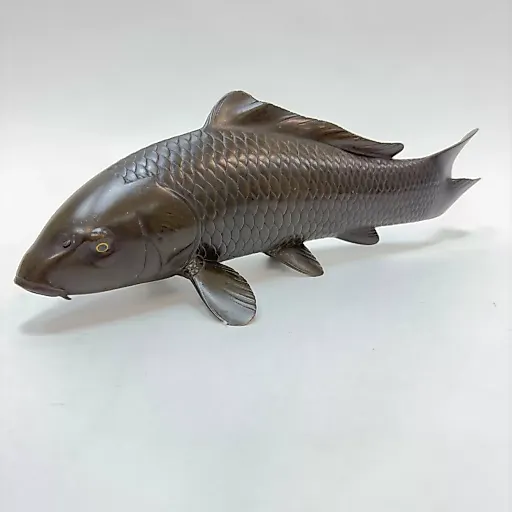 Окимоно "Рыба Карп" период Мейдзи Япония Токио 1868-1912 гг