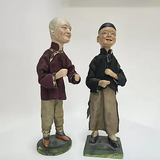 Парные фигурки Актеры китайского театра 19в