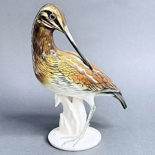 Статуэтка птица Бекас фабрика Вольштадт , Карл Энс 1919-1945 гг Германия