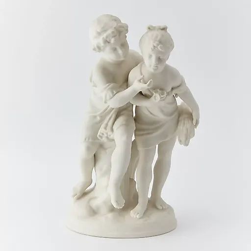 Скульптурная композиция из бисквитного фарфора