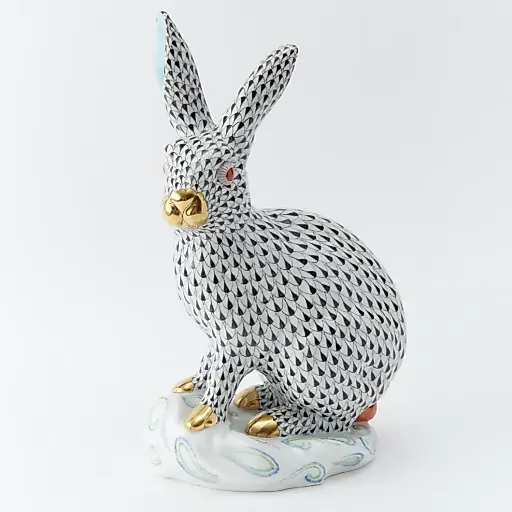 Коллекционная фарфоровая статуэтка "Заяц"