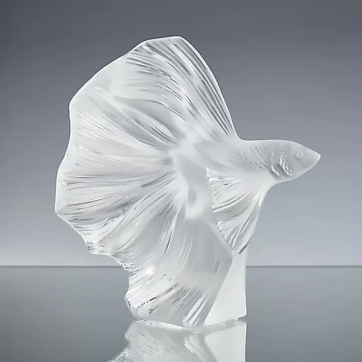 Хрустальная статуэтка «Poissons Combattants» из коллекции «Aquatique»