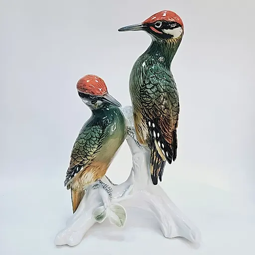 Статуэтка Пара дятлов на ветке Карл Энс 1919-1945гг