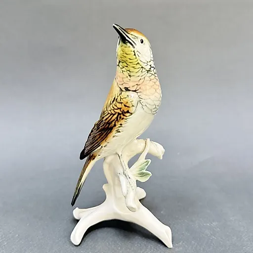 Коллекционная очень редкая фигурка Соловей на ветке Карл Энс 1950 - 1960 годы
