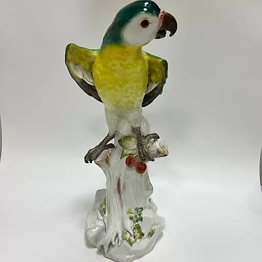 Попугай большая фигурка Майссен