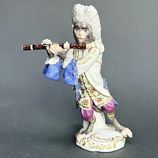 Статуэтка Обезьяна с флейтой из серии обезьяний оркестр Германия 1976 г