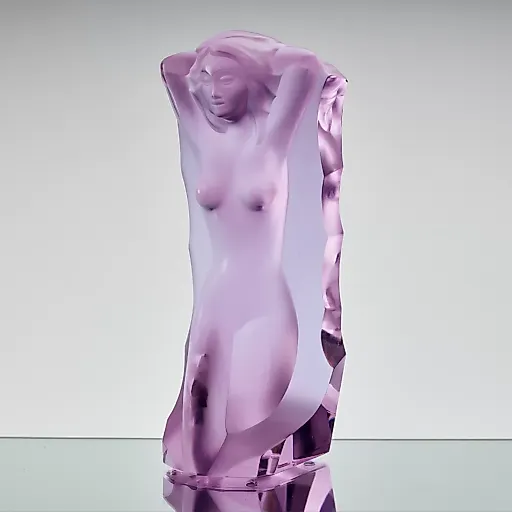 Статуэтка пресс-папье из аметистового стекла из коллекции Ingrid. Модель 1935 г.