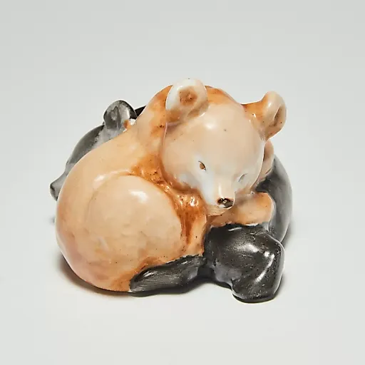 Статуэтка "Спящие медвежата", скульптор Б.Я.Воробьев