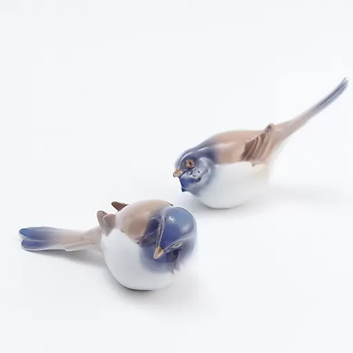 Две винтажные статуэтки "Оптимист и Пессимист"