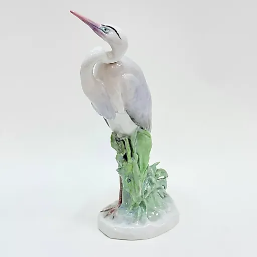 Статуэтка Голубая Цапля фабрика Вольштадт , Карл Энс 1919-1945 гг Германия