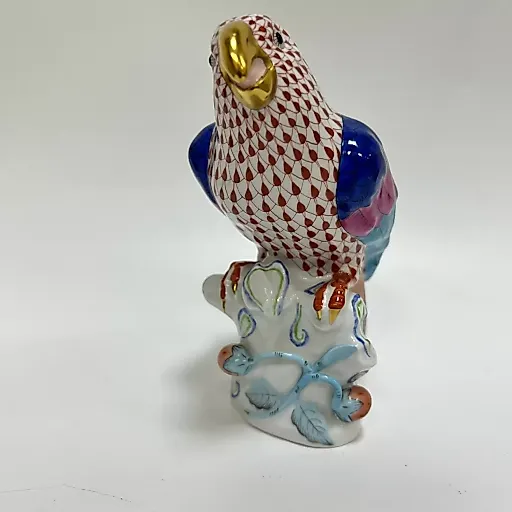 Фигурка Попугай Херенд дизайн fishnet