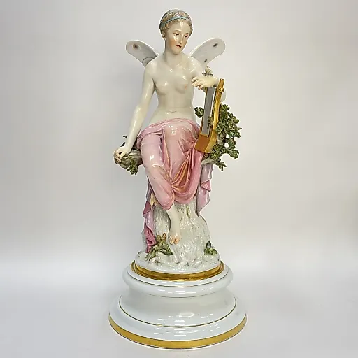 Редкая старинная фигурка "Психея" Модель Рудольфа Хельбе 1900е г