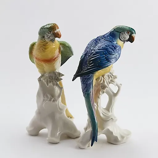 Пара статуэток "Попугай"