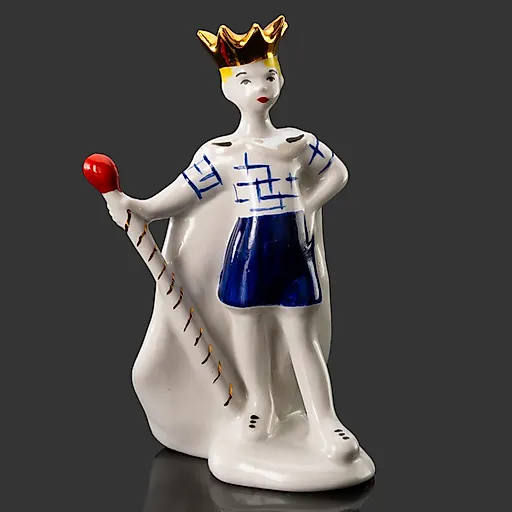 Фарфоровая статуэтка «Мальчик-принц» серии «Карнавал», ЛЗФИ, СССР, 1950-е