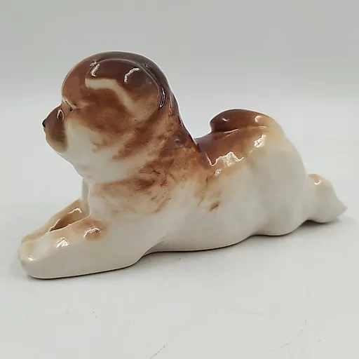 Фарфоровая статуэтка "Чау-чау" скульптора Веселова, ЛФЗ, СССР, 1970-1990 гг.
