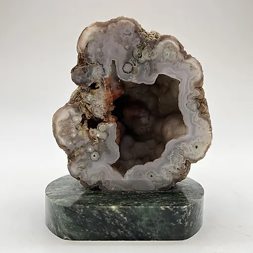 Скульптура из жеоды халцедона, натуральный камень, СССР, 1970-1990-е годы