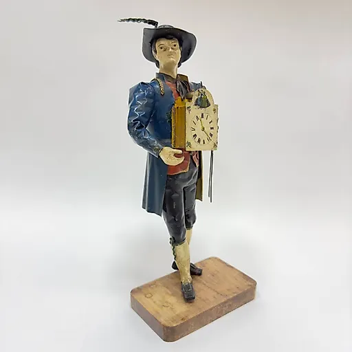 Бронзовая статуэтка часовщика, Франция, конец XIX века