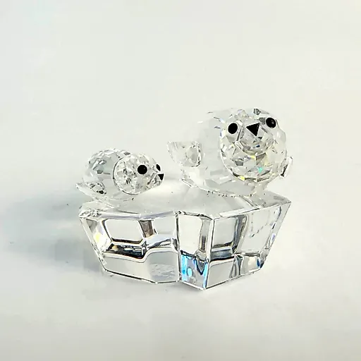 Хрустальная статуэтка Swarovski «Тюлени» ручной работы, Австрия