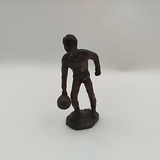 Бронзовая статуэтка "Игра в мяч" (Боулинг), литьё, Европа, 2010-е