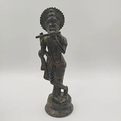 Статуэтка Кришна из металла, литье, Индия 1980-1990 гг.