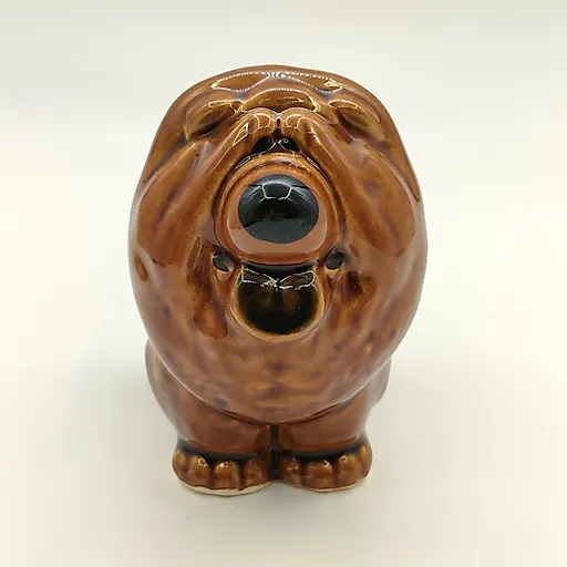 Фаянсовая статуэтка «Чау-чау» от Керамической мастерской Николая Абрамовича, Россия, 2000-2020 гг.