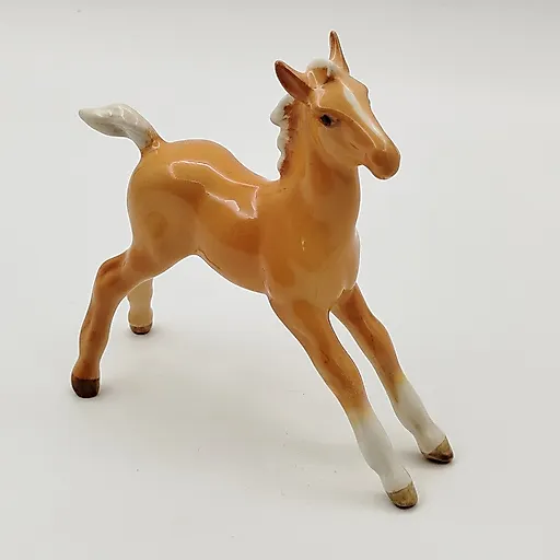 Фаянсовая статуэтка "Жеребенок" с аэрографией, Beswick, Великобритания, середина XX века