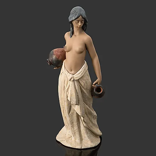 Фарфоровая статуэтка «Девушка с двумя кувшинами» Lladro, Испания, 1995-2020