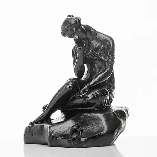 Статуэтка «Девушка с кувшином» из силумина, СССР, 1970-1990