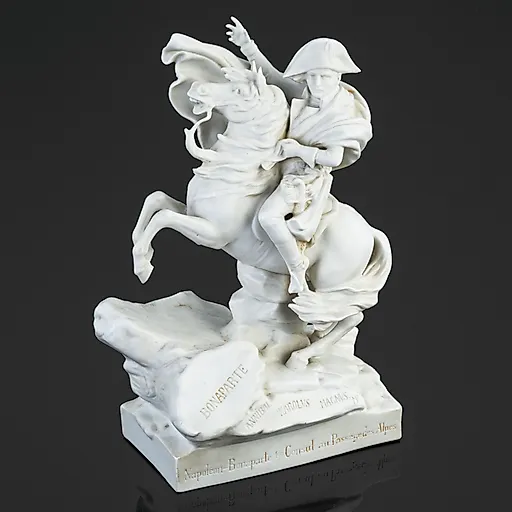 Бисквитная статуэтка «Наполеон Бонапарт» в футляре, Scheibe-Alsbach, Германия, 1925-1945