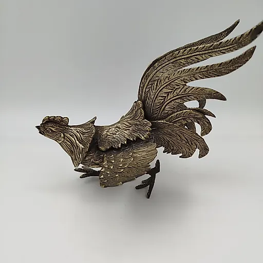 Статуэтка «Петух» из металла, Западная Европа, 1970–1990-е годы