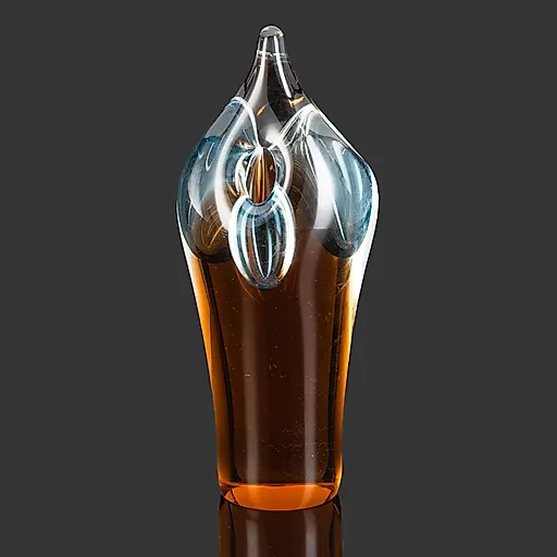 Цветное стекло, скульптура Unica, Floris Meydam, Нидерланды, 1955-1960