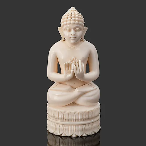 Резная статуэтка Будды из кости, Индия, 1960-1980 гг.