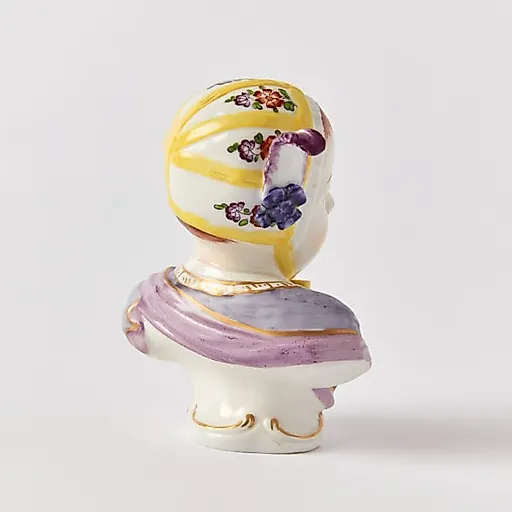 Фарфоровый бюст девочки - View 6