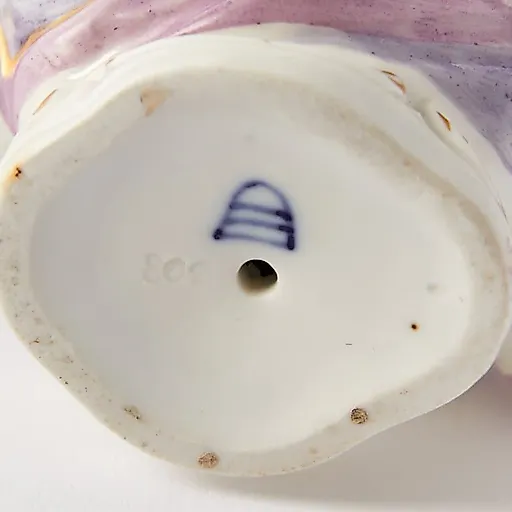 Фарфоровый бюст девочки - View 7