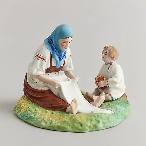 Крестьянка, отбеливающая холст