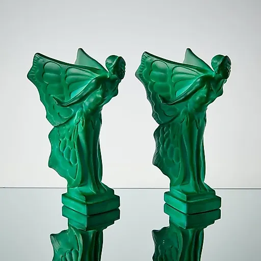 Статуэтка из малахитового стекла "Nude Flying Lady" - View 4