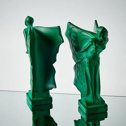 Статуэтка из малахитового стекла "Nude Flying Lady" - View 7