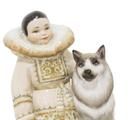 Статуэтка Нанаец с собакой