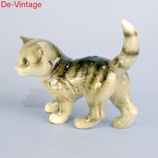 Статуэтка серый котенок Goebel