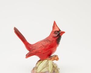 Статуэтка птицы Красный кардинал