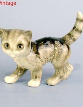 Статуэтка серый котенок Goebel