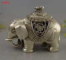 Курильница Слон тибетское серебро