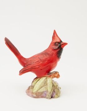 Статуэтка птицы Красный кардинал